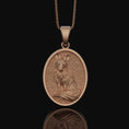 Load image into Gallery viewer, Personalized Fox Gift Pendant - Custom Engraved Fox Charm, Unique Wildlife Necklace, Tailored Nature-Inspired Animal Jewelry
