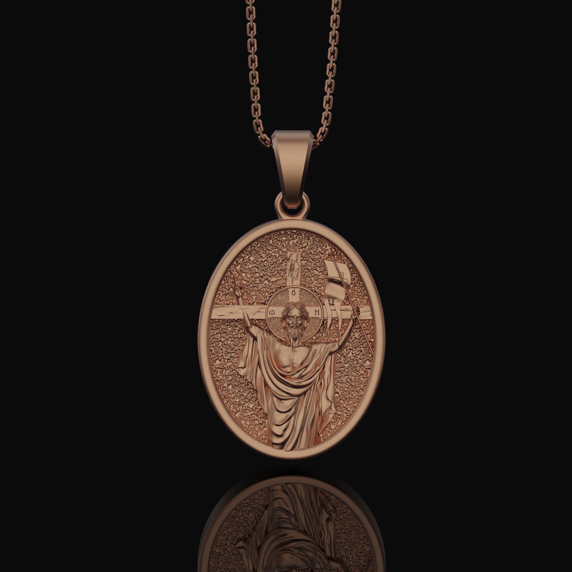 Silver Jesus Crucifixion Necklace - Christian Cross Pendant, Religious Savior Jewelry, Faith Gift