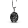 Load image into Gallery viewer, Silver Jesus Crucifixion Necklace - Christian Cross Pendant, Religious Savior Jewelry, Faith Gift
