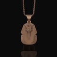 Load image into Gallery viewer, Silver Tutankhamun Pendant - Egyptian King Necklace, Pharaoh Tutankhamun Jewelry, Historical Artifact
