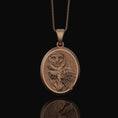 Load image into Gallery viewer, Personalized Silver Owl Pendant - Custom Engraved Owl Necklace, Handcrafted Bird Jewelry, Unique Gift
