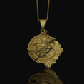 Bild in Galerie-Betrachter laden, Silver Fenrir Pendant - Norse Wolf Necklace, Viking Mythology Jewelry, Celtic Wolf Charm, Unique Gift
