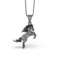 Load image into Gallery viewer, Silver Horse Charm Pendant - Equestrian Necklace, Horse Jewelry for Bracelet, Equine Lover Gift
