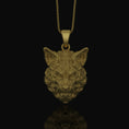 Load image into Gallery viewer, Carved Wolf Head Pendant - Handcrafted Wolf Necklace, Detailed Animal Carving, Nature Inspired Jewelry
