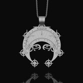 Silver Selûne Priest Charm - Baldur's Gate 3 Pendant, Dungeons & Dragons Deity Necklace, Our Lady of Silver Jewelry, Gamer Gift