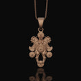 Bild in Galerie-Betrachter laden, Silver Assyrian Mythical Beast Pendant - Ancient Civilization Necklace, Assyrian Lamassu Jewelry, Mythological Gift
