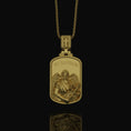 Load image into Gallery viewer, Silver Saint Raphael Pendant - Archangel Raphael Necklace, Healing Angel Jewelry, Christian Spiritual Gift
