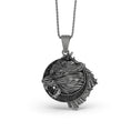 Load image into Gallery viewer, Silver Fenrir Pendant - Norse Wolf Necklace, Viking Mythology Jewelry, Celtic Wolf Charm, Unique Gift
