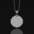 Load image into Gallery viewer, Silver Saint Gabriel Pendant - Archangel Gabriel Necklace, Messenger Angel Jewelry, Christian Spiritual Gift
