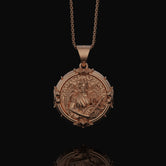 Silver Saint Raphael Pendant - Archangel Raphael Necklace, Healing Angel Jewelry, Christian Spiritual Gift