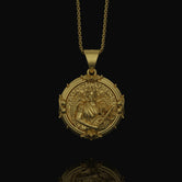 Silver Saint Raphael Pendant - Archangel Raphael Necklace, Healing Angel Jewelry, Christian Spiritual Gift