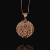 Silver Saint Michael Pendant - Archangel Michael Necklace, Protector Angel Jewelry, Christian Spiritual Gift