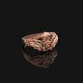 Bild in Galerie-Betrachter laden, Silver Gothic Skull Ring - Edgy Biker Jewelry, Motorcyclist Gift, Bold Skull Ring for Men
