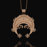 Silver Selûne Priest Charm - Baldur's Gate 3 Pendant, Dungeons & Dragons Deity Necklace, Our Lady of Silver Jewelry, Gamer Gift