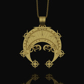 Silver Selûne Priest Charm - Baldur's Gate 3 Pendant, Dungeons & Dragons Deity Necklace, Our Lady of Silver Jewelry, Gamer Gift