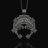 Silver Selûne Priest Charm - Baldur's Gate 3 Pendant, Dungeons & Dragons Deity Necklace, Our Lady of Silver Jewelry, Gamer Gift