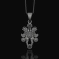 Bild in Galerie-Betrachter laden, Silver Assyrian Mythical Beast Pendant - Ancient Civilization Necklace, Assyrian Lamassu Jewelry, Mythological Gift

