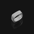 Load image into Gallery viewer, Silver Architectural Motif Band - Unique Wedding Ring, Elegant Design, Symbolic Jewelry, Perfect Bridal Gift
