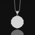 Load image into Gallery viewer, Silver Saint Uriel Pendant - Archangel Uriel Necklace, Guardian Angel Jewelry, Spiritual Christian Gift
