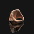 Load image into Gallery viewer, Silver Jesus INRI Cross Ring - Christian Jewelry, Elegant Faith Symbol, Unique Religious Gift
