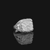 Silver Saint George Ring - Christian Jewelry, Patron Saint Ring, Religious Men's Ring, Symbol of Faith and Protection