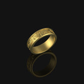 Silver Lover Swans Band - Romantic Jewelry, Elegant Wedding Ring, Symbol of Love, Unique Gift for Her