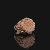 Silver Religious Cathedralic Symbol Ring - Christianity Jewelry, Elegant Faith Ring, Unique Religious Gift