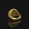 Load image into Gallery viewer, Silver Cristi de Templo Ring - Seal of the Grand Master, Knights Templar Jewelry, Christ of the Temple, Unique Religious Gift
