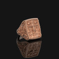 Load image into Gallery viewer, Silver Jesus INRI Cross Ring - Christian Jewelry, Elegant Faith Symbol, Unique Religious Gift
