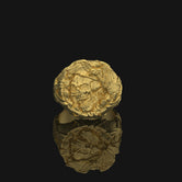 Silver American Bald Eagle Biker Ring - Patriotic Jewelry, Bold Men's Ring, Unique Gift for Motorcycle Enthusiasts