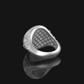 Load image into Gallery viewer, Silver Templars in America Ring - Secretum Templi, Sigilum Templi, Unique Historical Jewelry, Knights Templar Symbol
