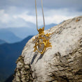 Load image into Gallery viewer, BG3 Inspired Paladin Symbol - Holy Warrior Dungeons and Dragons - Sterling Silver - Fantasy RPG Jewelry Gift - Baldur's Gate Geek
