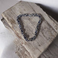 Load image into Gallery viewer, Silver Trigonal Bracelet - Men's Masculine Jewelry, Elegant Geometric Design, Unique Gift for Him
