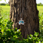 Silver BG3 Monk Symbol Charm Necklace - D&D Jewelry, Monk Class Pendant, Baldur's Gate, Forgotten Realms Gift