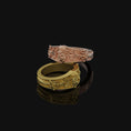 Load image into Gallery viewer, Sterling Silver Zeus Inscribed Band - Engravable Ring, Greek/Roman God of Thunder, Jupiter Jewelry
