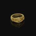 Load image into Gallery viewer, Sterling Silver Zeus Inscribed Band - Engravable Ring, Greek/Roman God of Thunder, Jupiter Jewelry

