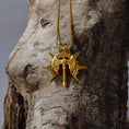 Load image into Gallery viewer, BG3 Barbarian Medallion - Karlach Pendant - Dungeons & Dragons, BG3 Inspired, Sterling Silver Fantasy RPG Jewelry Gift, Baldur's Gate
