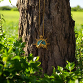 Silver BG3 Monk Symbol Charm Necklace - D&D Jewelry, Monk Class Pendant, Baldur's Gate, Forgotten Realms Gift