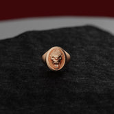 Gorilla Head Signet Ring