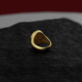 Bild in Galerie-Betrachter laden, Huginn and Muninn Raven of Odin Signet Ring in Oxidized Silver, Norse Mythology Engraved Pinky Ring For Men, Viking Ring

