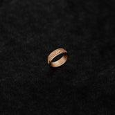 925 Silver Minimalist Floral Wedding Band - Engravable Ring, Elegant Nature-Inspired Design, Personalized Gift for Her or Him