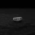 Bild in Galerie-Betrachter laden, 925 Silver Gothic Skull Wedding Band - Unique Skull Ring, Gothic Style Jewelry, Men's & Women's Alternative Wedding Band
