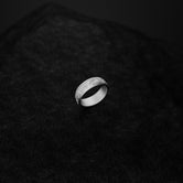 Sterling Silver Tree Roots Band - Nature-Inspired Ring, Personalized Engraving Inside, Unique Gift for Him or Her