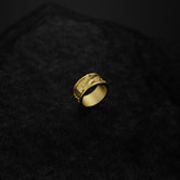 Silver 'Hard Rock Never Dies' Band - Rock Lover's Ring, Sterling Silver Rocking Ring, Unique Music Enthusiast Gift