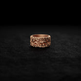 Silver Dragon in Clouds Band Ring - Asian Serpent Dragon Jewelry, Unique Nature-Inspired Ring for Men & Women