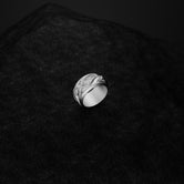 Silver Roots Wedding Band Ring - Nature-Inspired Jewelry, Unique Symbol of Growth and Connection, Unisex Ring for Him & Her