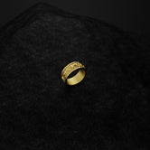 Silver Lion Pack Band Ring - Engravable Lioness Ring, Family Symbol Jewelry, Unique Gift for Him & Her, Nature-Inspired Ring