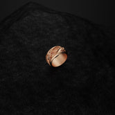 Silver Roots Wedding Band Ring - Nature-Inspired Jewelry, Unique Symbol of Growth and Connection, Unisex Ring for Him & Her