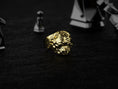 Load image into Gallery viewer, Gold-plated American Bulldog ring symbolizing strength & loyalty.
