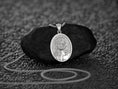 Load image into Gallery viewer, Rhodium plated Jesus Christ religious pendant with Crown of Thorns
